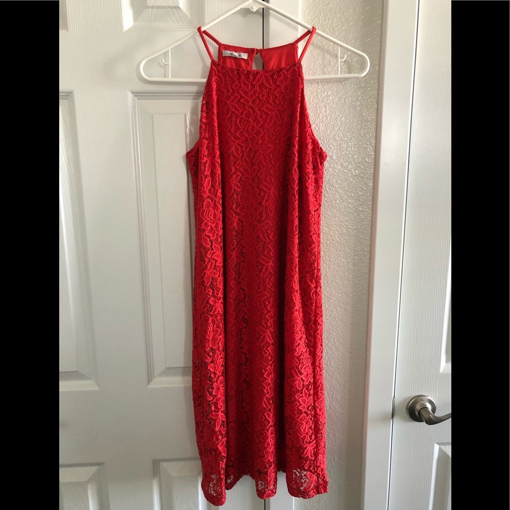 Red Lace Dress